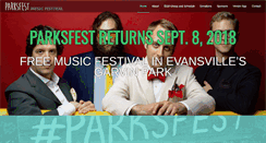 Desktop Screenshot of parksfestevansville.com